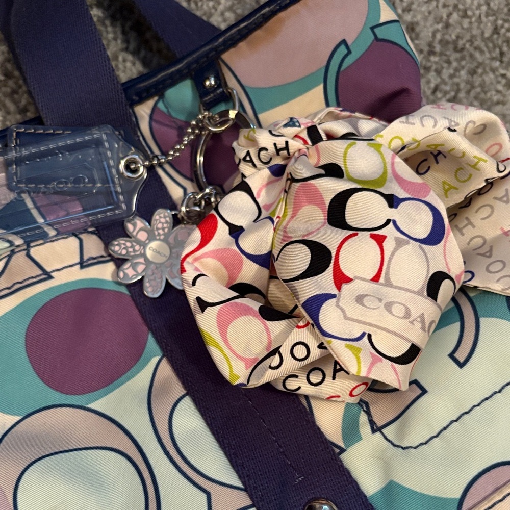 Coach Multicolor Patterned Shoulder Bag - Picture 3 of 4